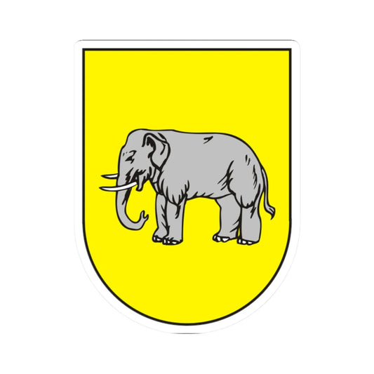 Blason of Benguela ancient (Portugal) (Coat of Arms) STICKER Vinyl Kiss-Cut Decal 2 Inch White - The Sticker Space