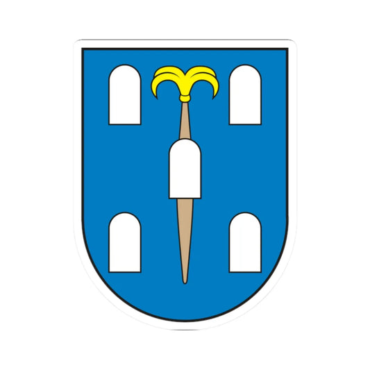 Blason of Funchal ancient (Portugal) (Coat of Arms) STICKER Vinyl Kiss-Cut Decal 2 Inch White - The Sticker Space