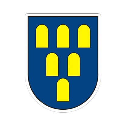 Blason of Paraíba ancient (Brazil) (Coat of Arms) STICKER Vinyl Kiss-Cut Decal 6 Inch White - The Sticker Space