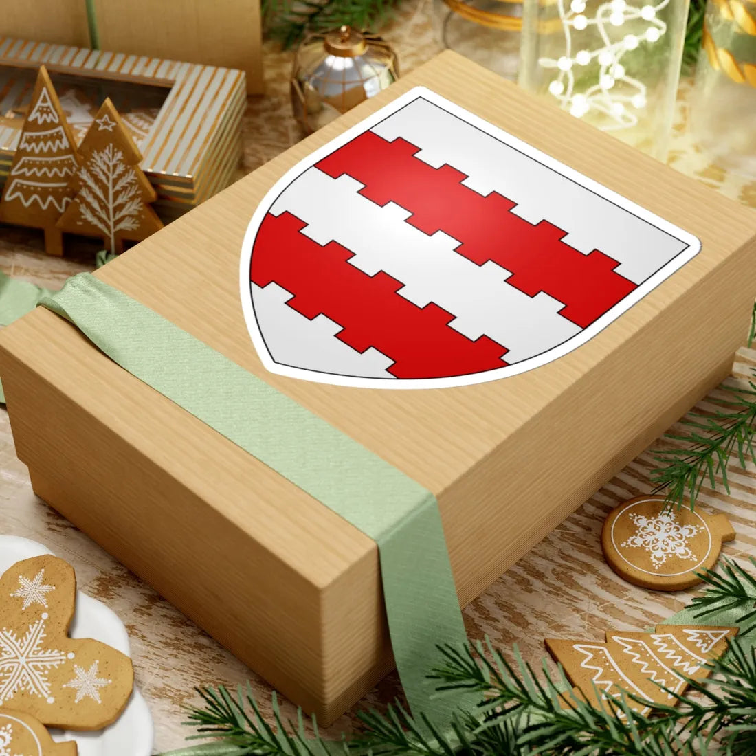 Blason Othon dArkel selon Gelre (Netherlands) (Coat of Arms) STICKER Vinyl Kiss-Cut Decal - The Sticker Space