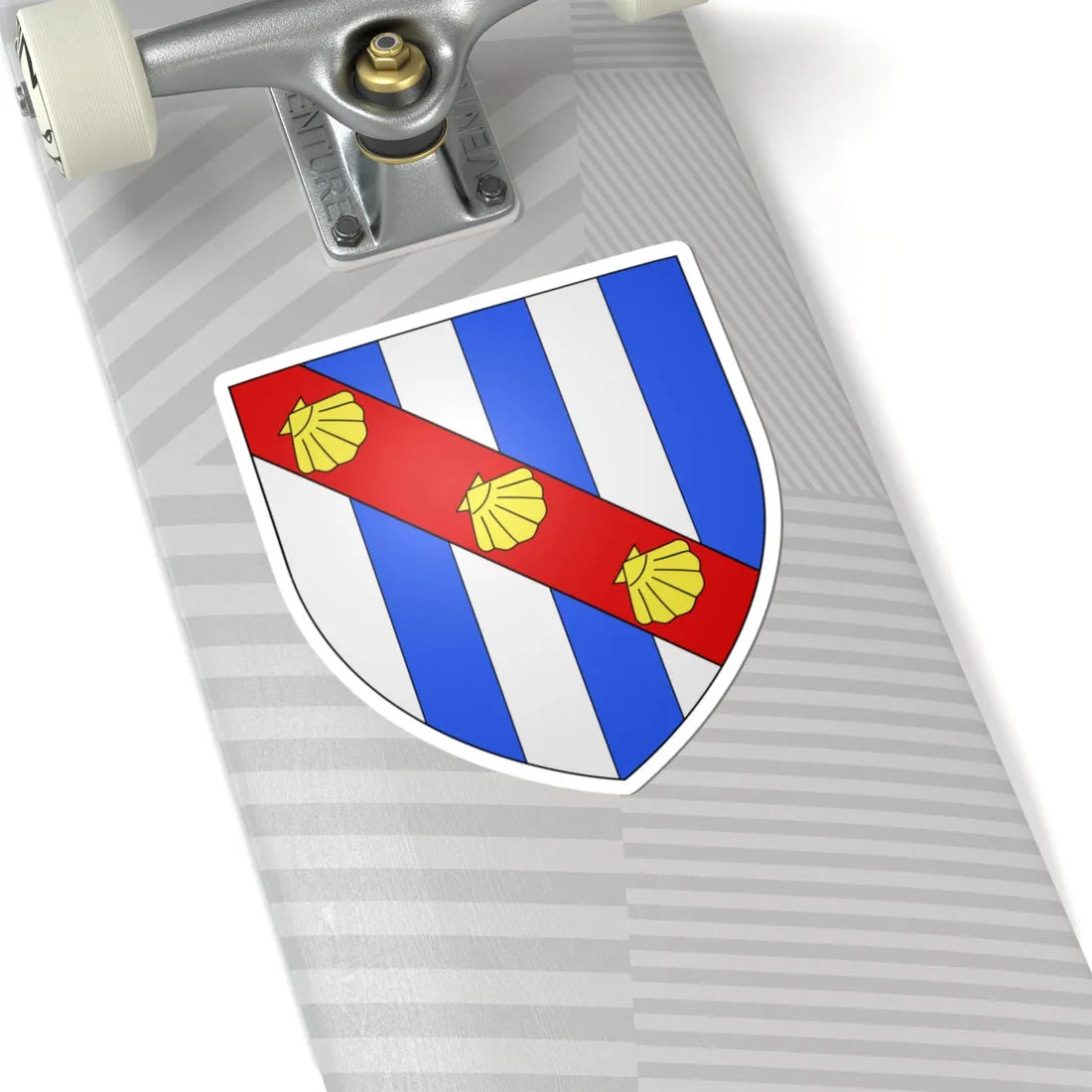 Blason Othon II de Grandson (Switzerland) (Coat of Arms) STICKER Vinyl Kiss-Cut Decal - The Sticker Space
