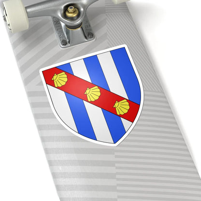 Blason Othon II de Grandson (Switzerland) (Coat of Arms) STICKER Vinyl Kiss-Cut Decal - The Sticker Space