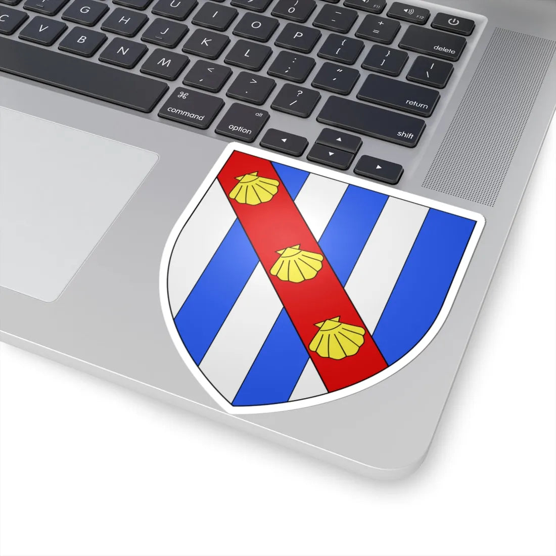 Blason Othon II de Grandson (Switzerland) (Coat of Arms) STICKER Vinyl Kiss-Cut Decal - The Sticker Space