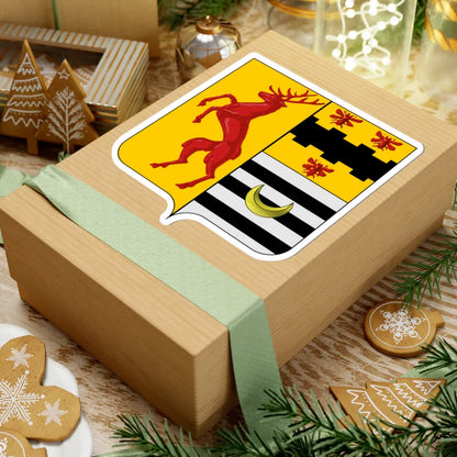 Blason Oupeye (Belgium) (Coat of Arms) STICKER Vinyl Kiss-Cut Decal - The Sticker Space