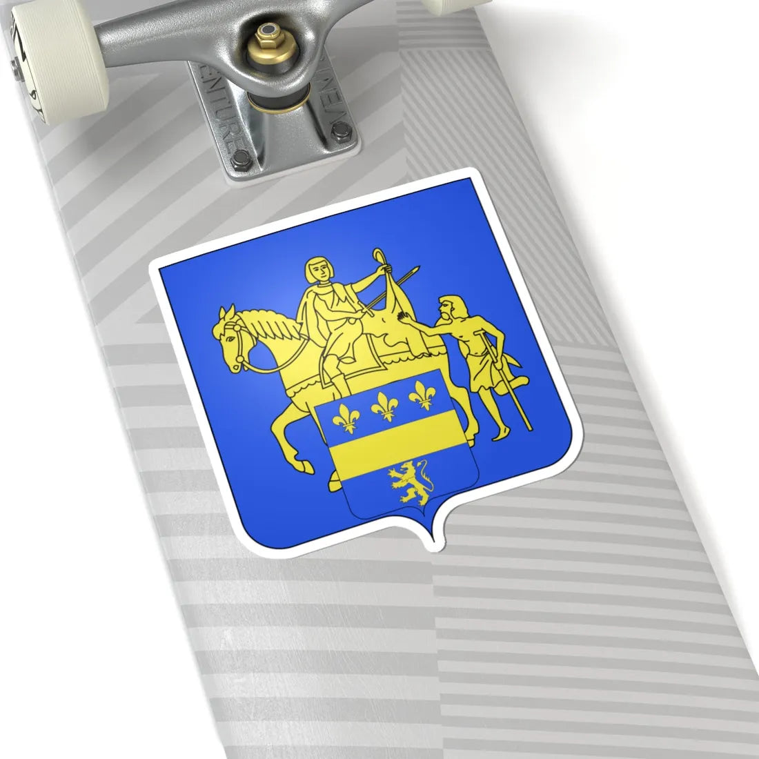 Blason Overijse (Belgium) (Coat of Arms) STICKER Vinyl Kiss-Cut Decal - The Sticker Space
