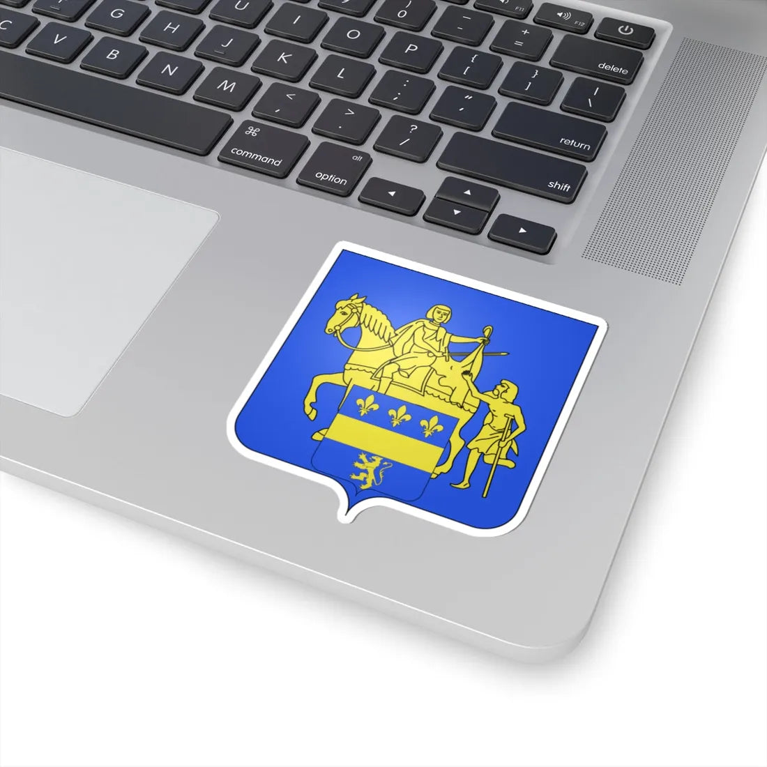 Blason Overijse (Belgium) (Coat of Arms) STICKER Vinyl Kiss-Cut Decal - The Sticker Space
