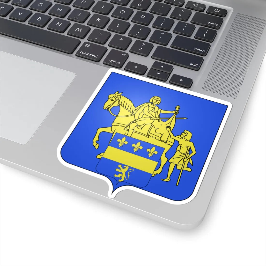 Blason Overijse (Belgium) (Coat of Arms) STICKER Vinyl Kiss-Cut Decal - The Sticker Space