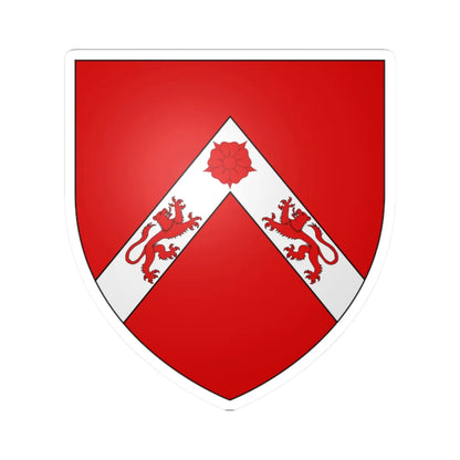 Blason Patrick Hepburn de Hailes selon Gelre (Scotland) (Coat of Arms) STICKER Vinyl Kiss-Cut Decal 2 Inch White - The Sticker Space