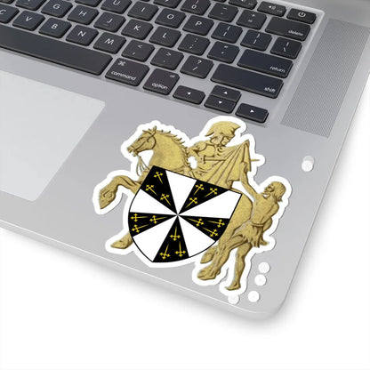 Blason Pepingen (Belgium) (Coat of Arms) STICKER Vinyl Kiss-Cut Decal - The Sticker Space