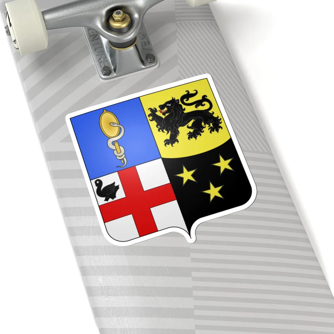 Blason Pierre-Antoine Herwyn 1753-1854 (Belgium) (Coat of Arms) STICKER Vinyl Kiss-Cut Decal - The Sticker Space
