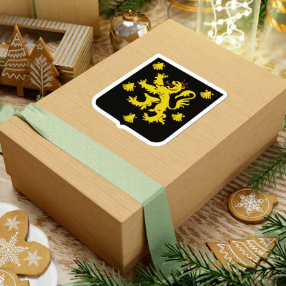 Blason Plombieres (Belgium) (Coat of Arms) STICKER Vinyl Kiss-Cut Decal - The Sticker Space