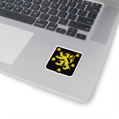 Blason Plombieres (Belgium) (Coat of Arms) STICKER Vinyl Kiss-Cut Decal - The Sticker Space