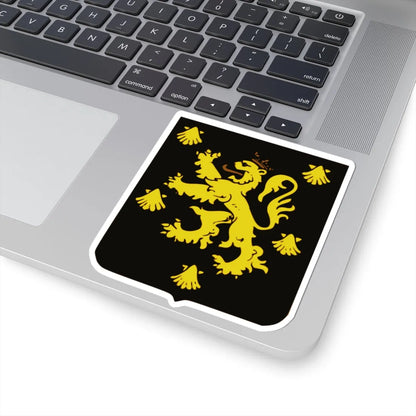 Blason Plombieres (Belgium) (Coat of Arms) STICKER Vinyl Kiss-Cut Decal - The Sticker Space