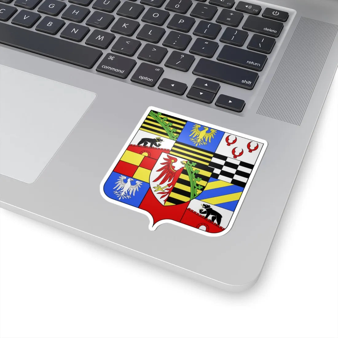 Blason Principauté dAnhalt-Köthen XVIIIe siècle (Germany) (Coat of Arms) STICKER Vinyl Kiss-Cut Decal - The Sticker Space