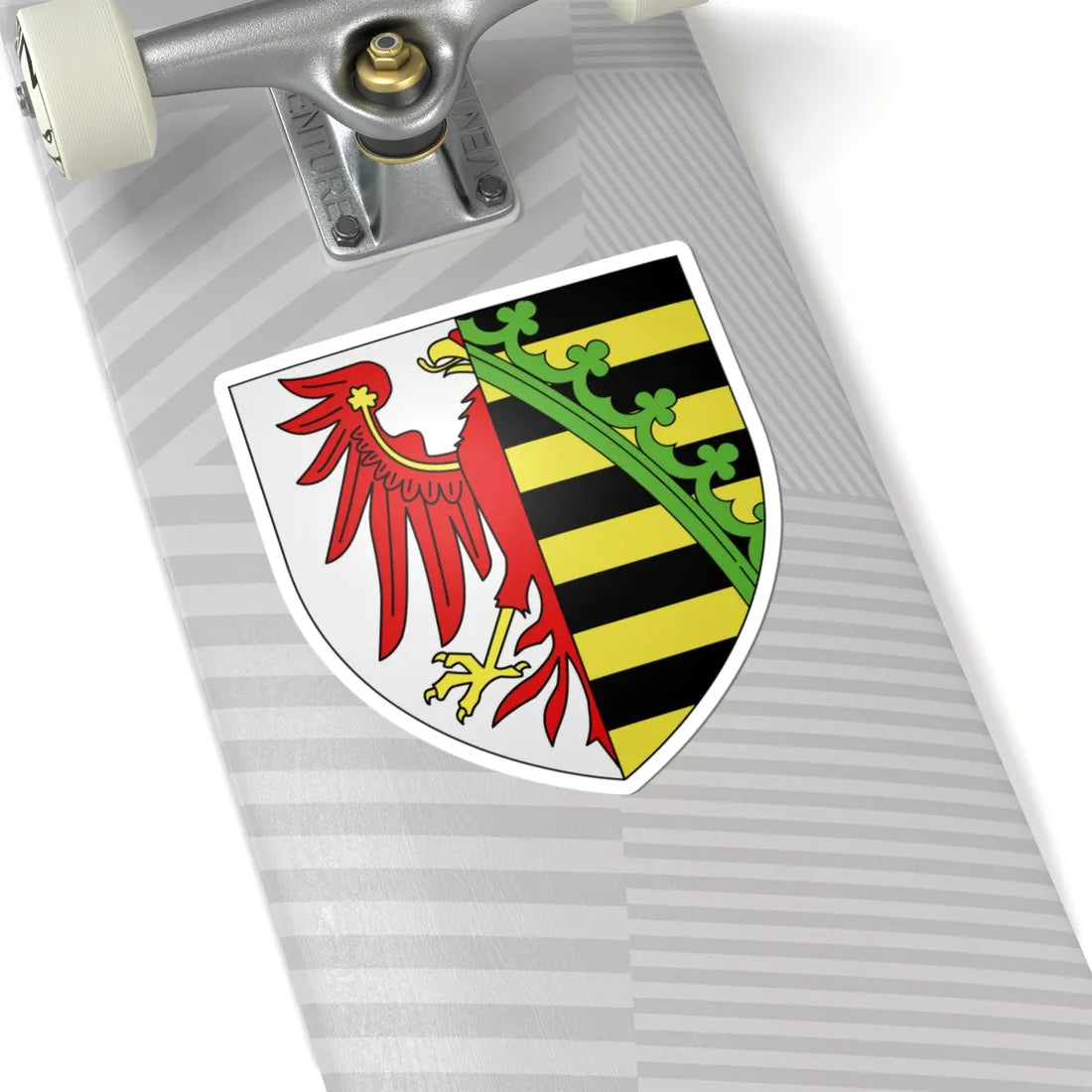 Blason Principauté dAnhalt XIIIe siècle (Germany) (Coat of Arms) STICKER Vinyl Kiss-Cut Decal - The Sticker Space