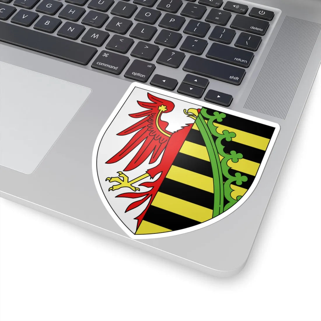 Blason Principauté dAnhalt XIIIe siècle (Germany) (Coat of Arms) STICKER Vinyl Kiss-Cut Decal - The Sticker Space