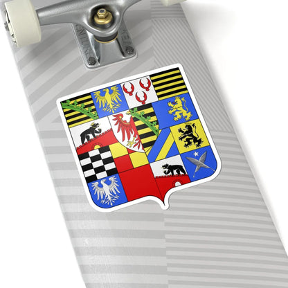 Blason Principauté dAnhalt-Zerbst XVIIIe siècle (Germany) (Coat of Arms) STICKER Vinyl Kiss-Cut Decal - The Sticker Space