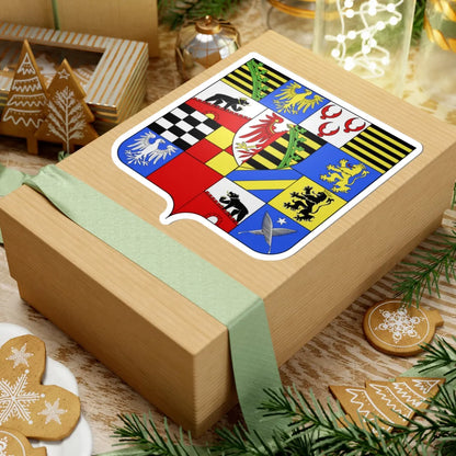 Blason Principauté dAnhalt-Zerbst XVIIIe siècle (Germany) (Coat of Arms) STICKER Vinyl Kiss-Cut Decal - The Sticker Space