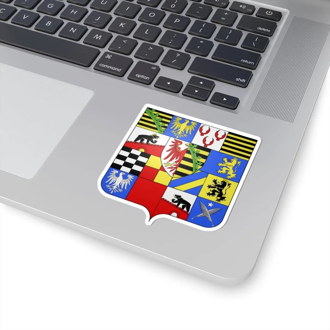 Blason Principauté dAnhalt-Zerbst XVIIIe siècle (Germany) (Coat of Arms) STICKER Vinyl Kiss-Cut Decal - The Sticker Space