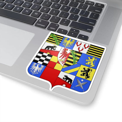 Blason Principauté dAnhalt-Zerbst XVIIIe siècle (Germany) (Coat of Arms) STICKER Vinyl Kiss-Cut Decal - The Sticker Space