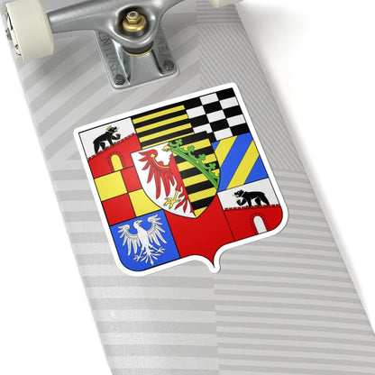 Blason Principautés dAnhalt XVIIe siècle (Germany) (Coat of Arms) STICKER Vinyl Kiss-Cut Decal - The Sticker Space