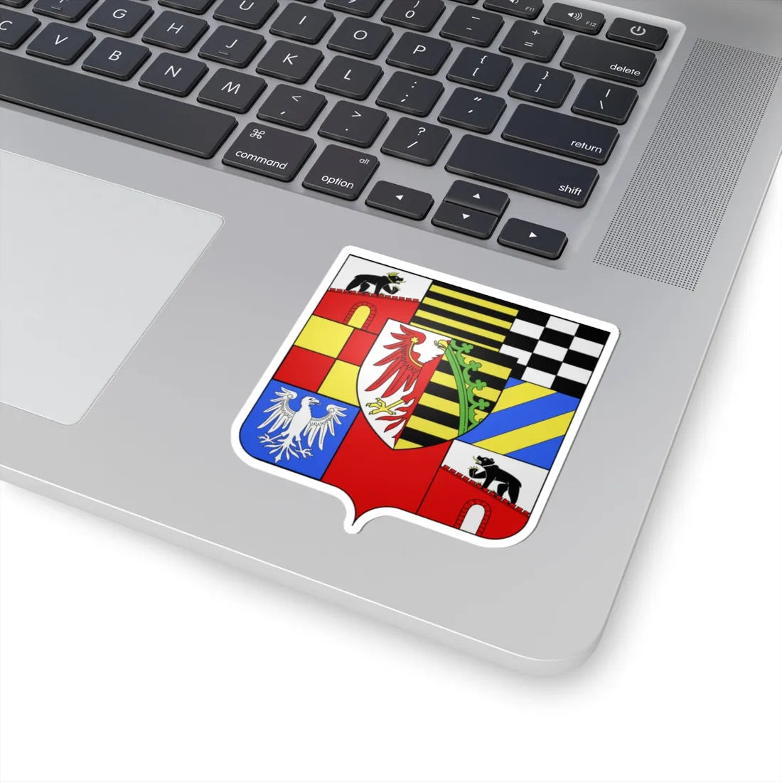 Blason Principautés dAnhalt XVIIe siècle (Germany) (Coat of Arms) STICKER Vinyl Kiss-Cut Decal - The Sticker Space