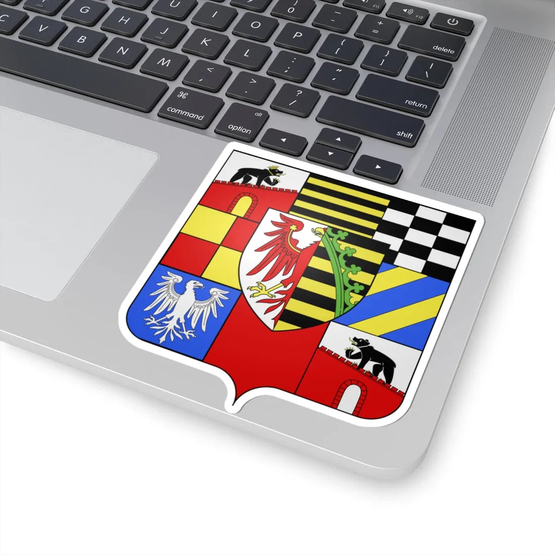 Blason Principautés dAnhalt XVIIe siècle (Germany) (Coat of Arms) STICKER Vinyl Kiss-Cut Decal - The Sticker Space