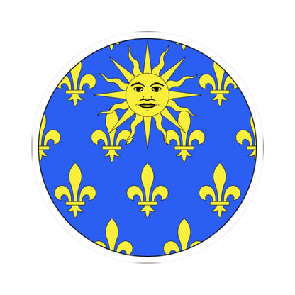 Blason proposé pour la province royale de Canada en 1663 (Canada) (Coat of Arms) STICKER Vinyl Kiss-Cut Decal 2 Inch White - The Sticker Space