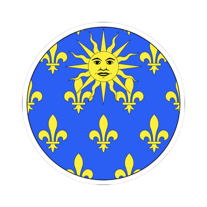 Blason proposé pour la province royale de Canada en 1663 (Canada) (Coat of Arms) STICKER Vinyl Kiss-Cut Decal 3 Inch White - The Sticker Space
