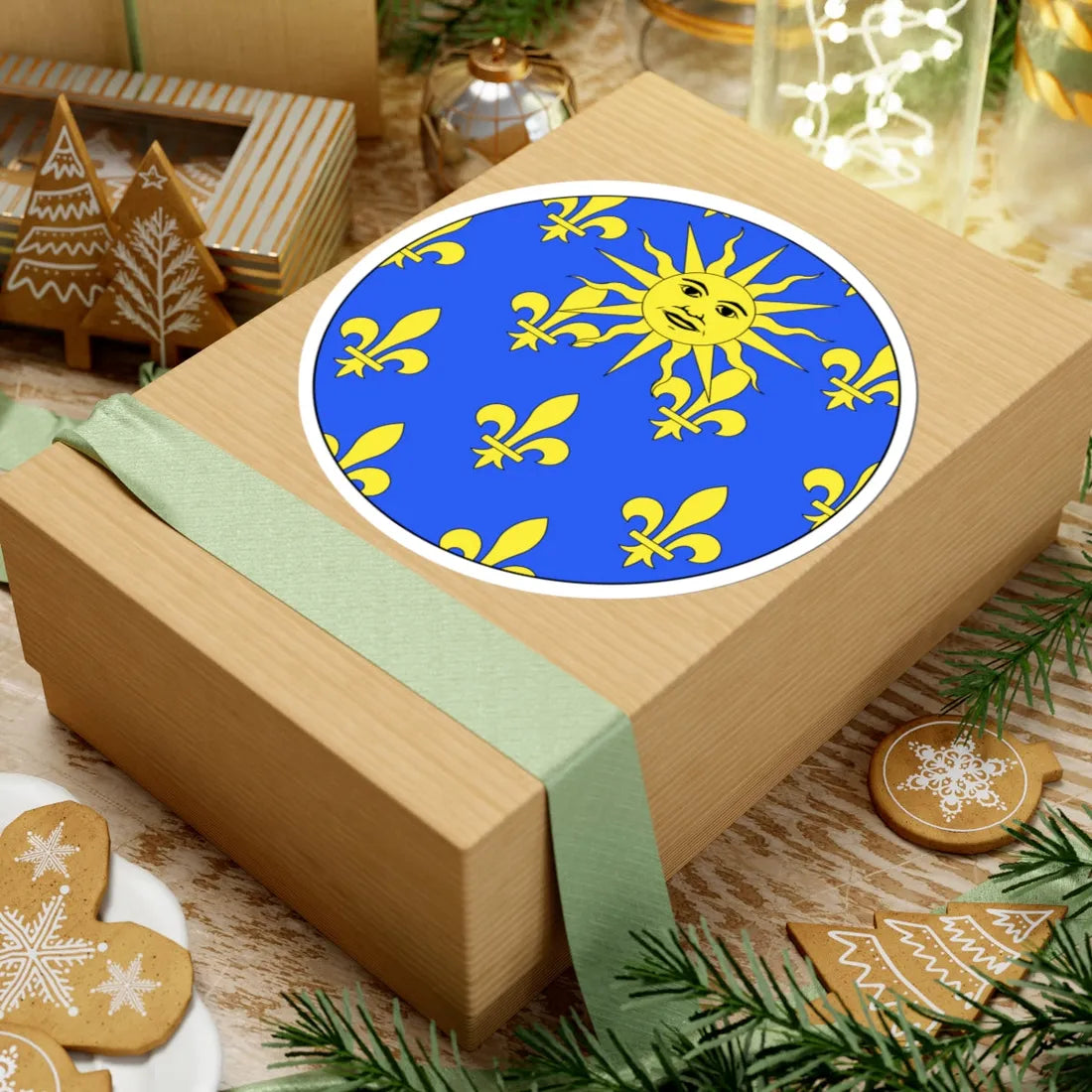 Blason proposé pour la province royale de Canada en 1663 (Canada) (Coat of Arms) STICKER Vinyl Kiss-Cut Decal - The Sticker Space