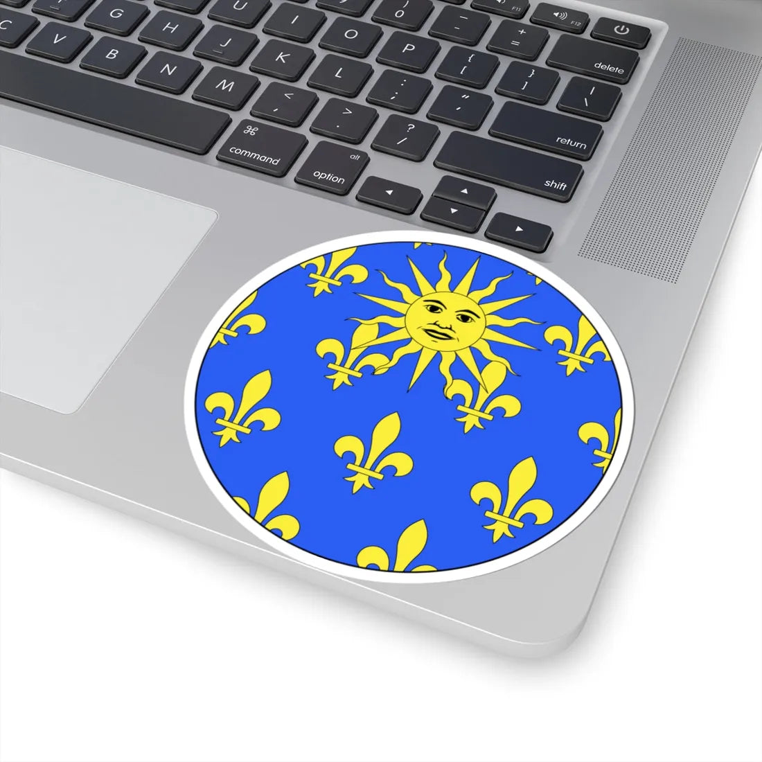 Blason proposé pour la province royale de Canada en 1663 (Canada) (Coat of Arms) STICKER Vinyl Kiss-Cut Decal - The Sticker Space