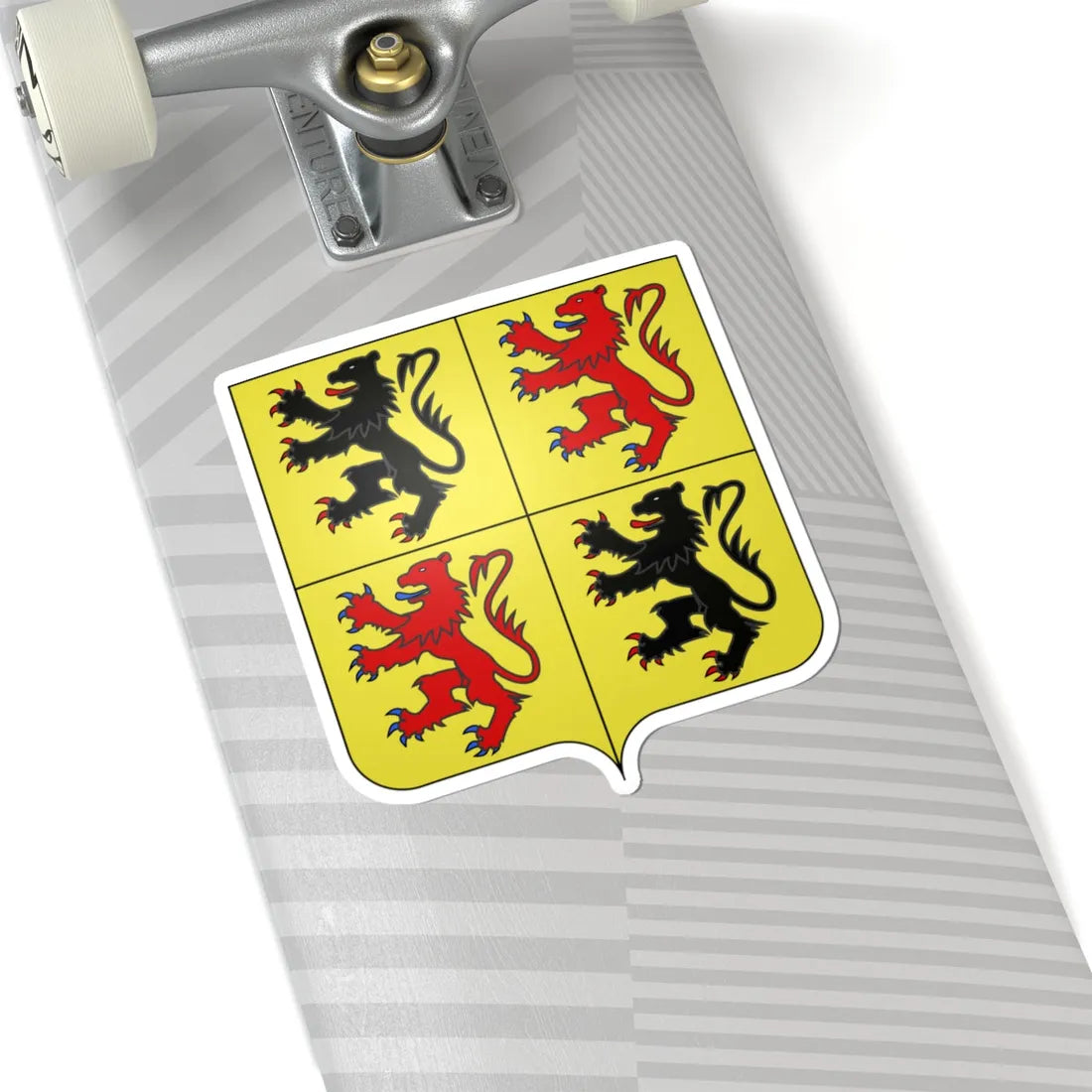 Blason province be Hainaut (Belgium) (Coat of Arms) STICKER Vinyl Kiss-Cut Decal - The Sticker Space