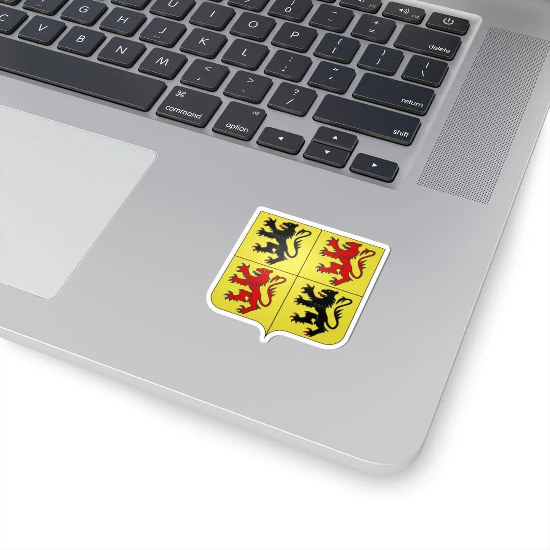 Blason province be Hainaut (Belgium) (Coat of Arms) STICKER Vinyl Kiss-Cut Decal - The Sticker Space