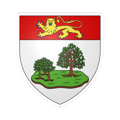 Blason province ca Île-du-Prince-Édouard (Canada) (Coat of Arms) STICKER Vinyl Kiss-Cut Decal 3 Inch White - The Sticker Space