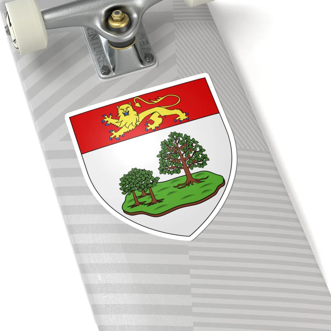 Blason province ca Île-du-Prince-Édouard (Canada) (Coat of Arms) STICKER Vinyl Kiss-Cut Decal - The Sticker Space
