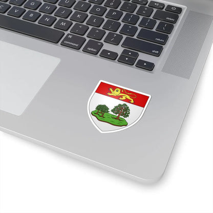 Blason province ca Île-du-Prince-Édouard (Canada) (Coat of Arms) STICKER Vinyl Kiss-Cut Decal - The Sticker Space
