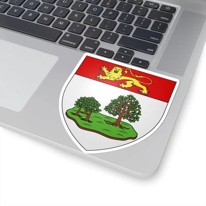 Blason province ca Île-du-Prince-Édouard (Canada) (Coat of Arms) STICKER Vinyl Kiss-Cut Decal - The Sticker Space