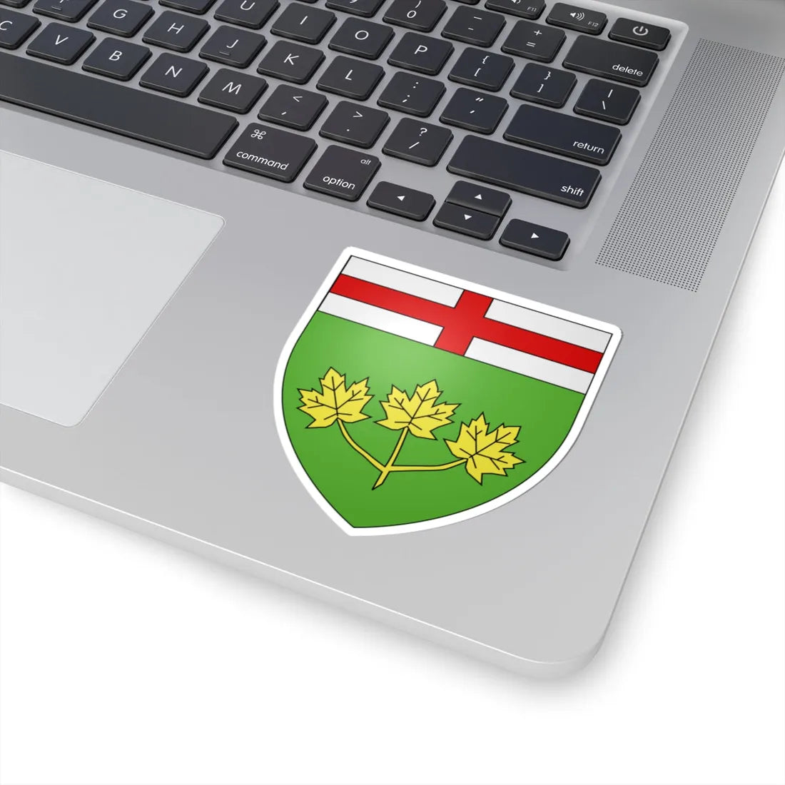 Blason province ca Ontario (Canada) (Coat of Arms) STICKER Vinyl Kiss-Cut Decal - The Sticker Space
