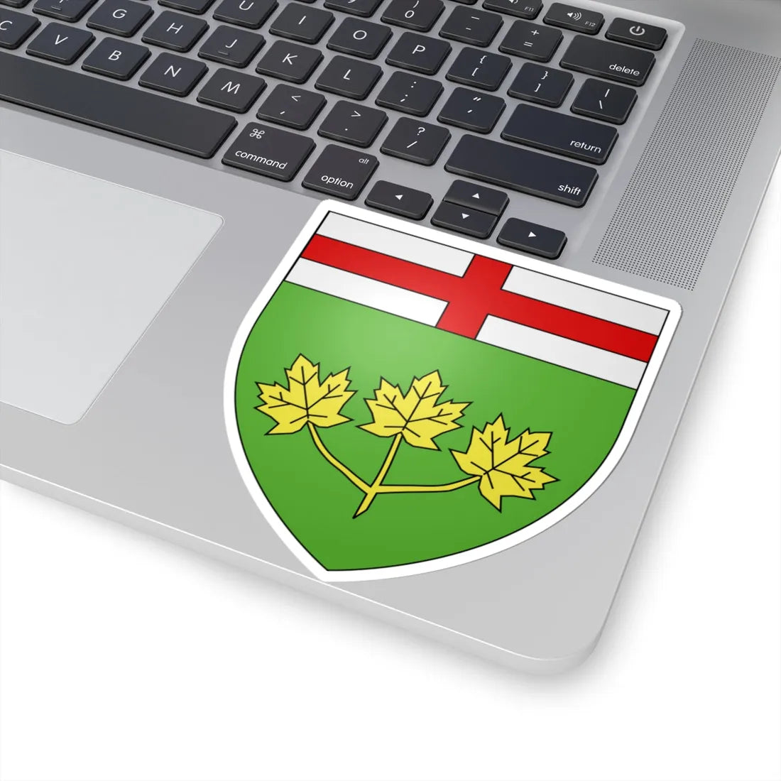 Blason province ca Ontario (Canada) (Coat of Arms) STICKER Vinyl Kiss-Cut Decal - The Sticker Space