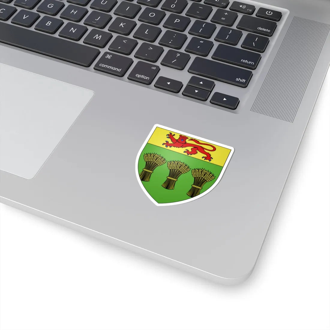 Blason province ca Saskatchewan (Canada) (Coat of Arms) STICKER Vinyl Kiss-Cut Decal - The Sticker Space