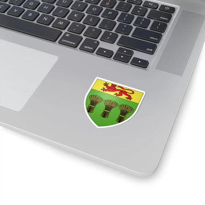 Blason province ca Saskatchewan (Canada) (Coat of Arms) STICKER Vinyl Kiss-Cut Decal - The Sticker Space