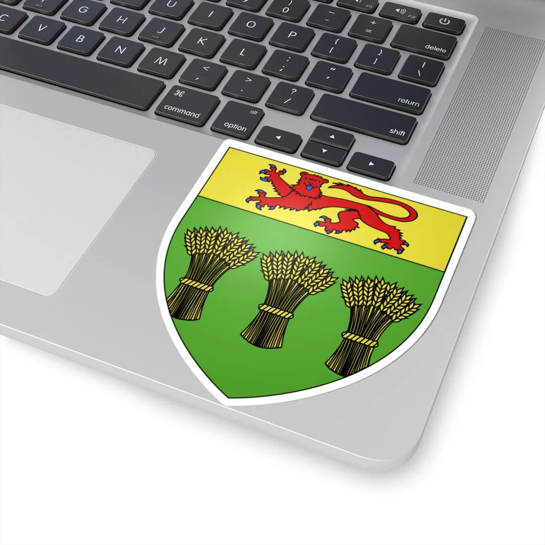 Blason province ca Saskatchewan (Canada) (Coat of Arms) STICKER Vinyl Kiss-Cut Decal - The Sticker Space