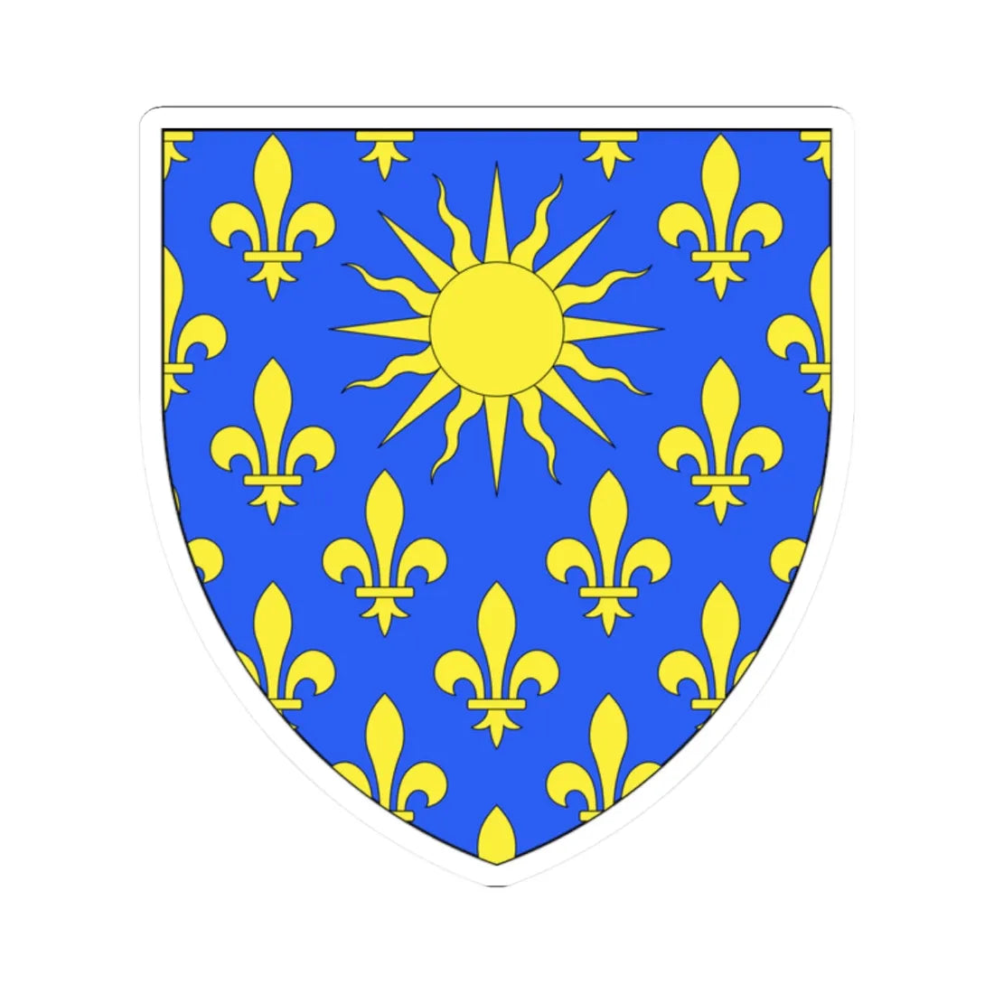 Blason province Canada (Canada) (Coat of Arms) STICKER Vinyl Kiss-Cut Decal 2 Inch White - The Sticker Space