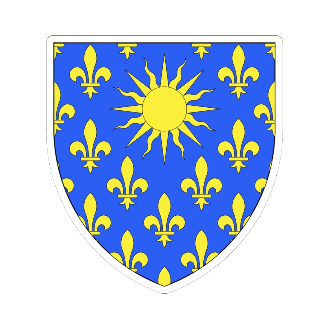 Blason province Canada (Canada) (Coat of Arms) STICKER Vinyl Kiss-Cut Decal 4 Inch White - The Sticker Space