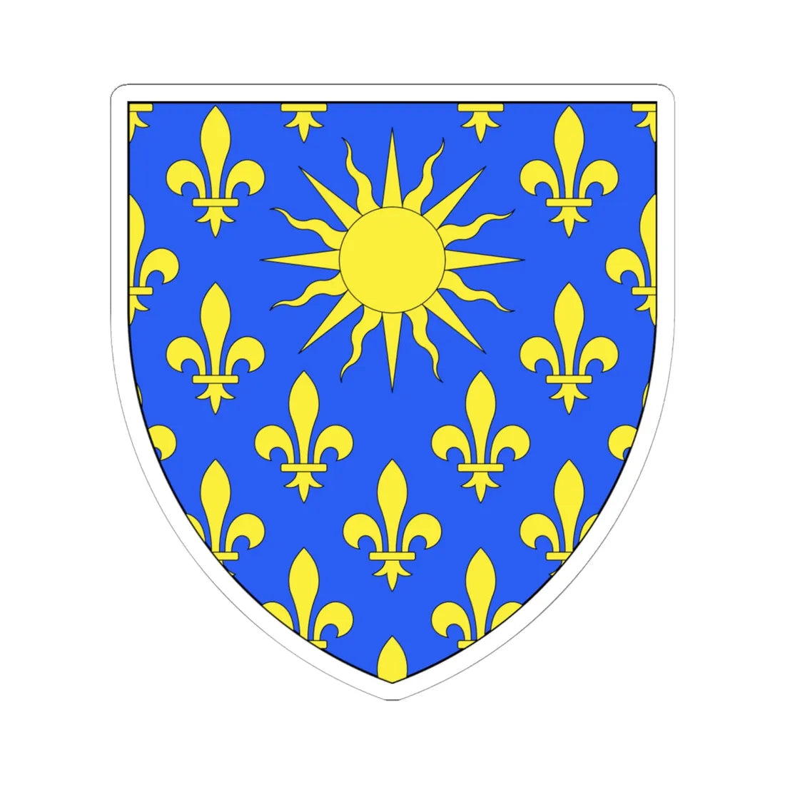 Blason province Canada (Canada) (Coat of Arms) STICKER Vinyl Kiss-Cut Decal 6 Inch White - The Sticker Space