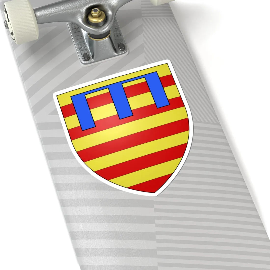 Blason Remicourt (Belgium) (Coat of Arms) STICKER Vinyl Kiss-Cut Decal - The Sticker Space