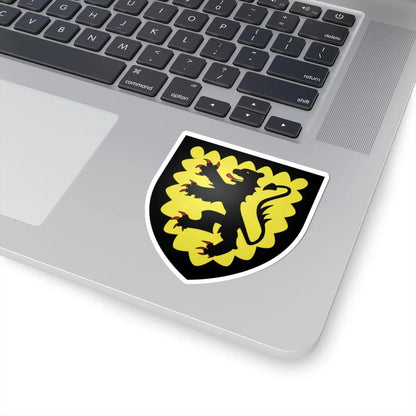 Blason région be Baronie van Rode (Belgium) (Coat of Arms) STICKER Vinyl Kiss-Cut Decal - The Sticker Space