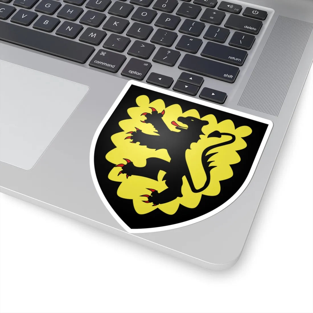 Blason région be Baronie van Rode (Belgium) (Coat of Arms) STICKER Vinyl Kiss-Cut Decal - The Sticker Space
