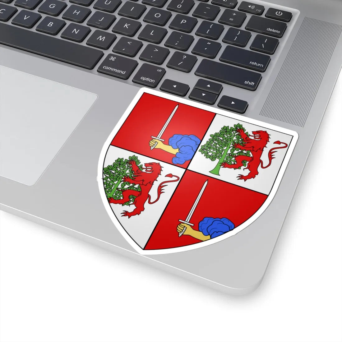 Blason Riordan (Ireland) (Coat of Arms) STICKER Vinyl Kiss-Cut Decal - The Sticker Space