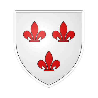 Blason Rotselaar (Belgium) (Coat of Arms) STICKER Vinyl Kiss-Cut Decal 4 Inch White - The Sticker Space